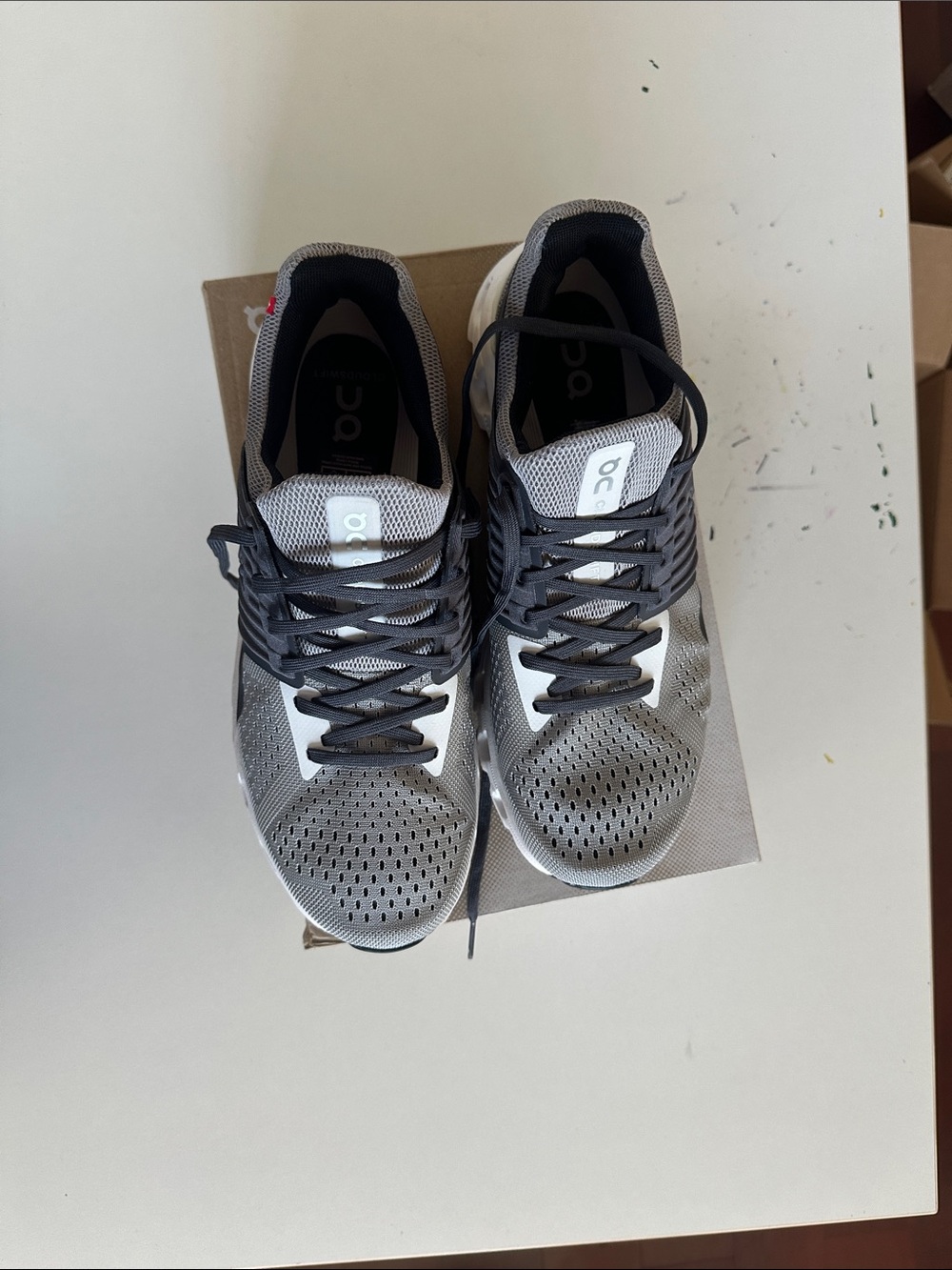 On Running Men’s Running Shoes - Gray and Black